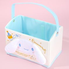 Store your makeup in this super kawaii cosmetic box! It features a print of Cinnamoroll's face with fun 3D ears. This box has a handle so you can transfer it to different tables easily. Cosmetic box size: 23 x 15 x 15cm Handle length: about 39cm Sanrio Merch, Cosmetic Box, Super Kawaii, Anime Fairy, Kawaii Shop, Cinnamon Roll, Sanrio Characters, Dream Bedroom, Beauty Accessories