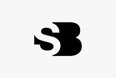 the letter s is made up of two black letters, with one smaller letter in the middle