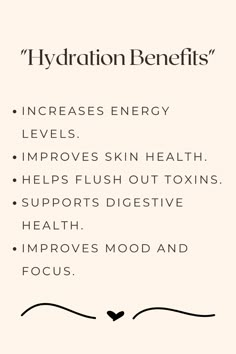 "Stay hydrated and enjoy these benefits. Follow Healthy Momentum for more health and fitness tips." Hydration Quote, Hydration Motivation, Hydration Benefits, Filler Pictures, Hydration Tips, 2025 Goals, Healthy Hydration, Vision Board Images, Increase Energy Levels