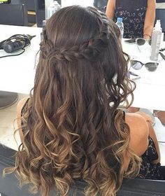 Prom Hair Ideas, Prom Hair Styles, Cute Prom Hairstyles, Simple Prom Hair, Hoco Hairstyles, Quince Hairstyles, Hairstyles For Layered Hair, Long Hair Wedding Styles, Prom Hairstyles For Long Hair