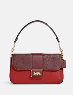 Refined pebble leather and smooth leatherTwo credit card slotsInside multifunction pocketSnap closure, fabric liningDetachable handle with 5" dropDetachable chain strap with 23 1/2" drop for shoulder or crossbody wearMini Size 8 3/4" (L) x 4 3/4" (H) x 2 1/4" (W)Style No. CC057Color: Red Apple Multi Coach Outlet, North Korean, Signature Canvas, Red Apple, Leather Mini, Chain Strap, Pebbled Leather, Smooth Leather, 4 H