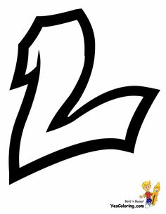 the letter z is made up of black and white letters, which appear to be drawn in