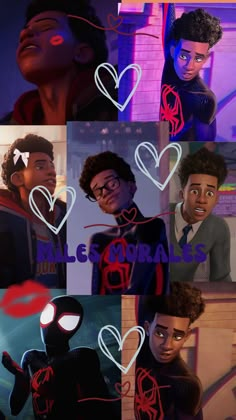 spider - man into the spider - verse collage