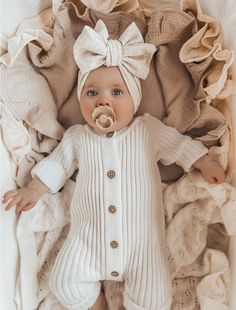 Little B's | Ribbed Romper-Milk Ribbed Romper, Newborn Outfit, Wooden Buttons, Baby Outfits