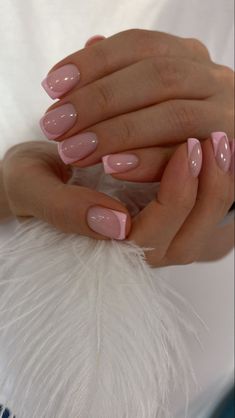 френч Money Nails, Bridesmaids Nails, Subtle Nails, Casual Nails, Work Nails, Beauty Inspo, Square Acrylic Nails, Fire Nails