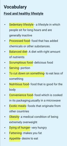 IELTS vocabulary Ielts Writing Vocabulary, Writing Vocabulary Ielts, Vocab For Ielts Writing, New Vocabulary Words For Ielts, Vocabulary For Ielts Writing, Writing Task 2 Ielts Academic Vocabulary, Writing Ielts Tips, Food Related Words, Vocabulary For Ielts Speaking