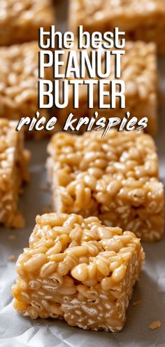 the best peanut butter rice krispies