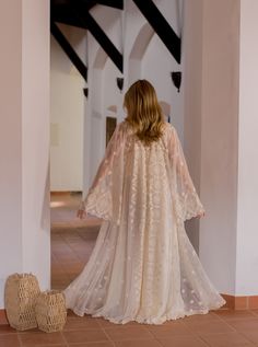 Bridal Lace Robe, Embroidered Bridal Robe, Bridal Lingerie, Wedding Lingerie, Bohemian Wedding Robe, Ivory Wedding Robe, Bridal Robe, - Etsy Bridal Robe Lace, Peignoir Sets, Bridal Robe, Wedding Robe, Women's Nightgowns, Wedding Lingerie, Bridal Robes, Ivory Wedding, Bridal Lingerie