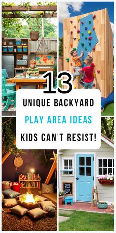 backyard play area ideas that kids can't resist to have in their own backyard