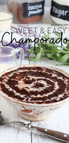 sweet and easy chocolate champagne dip