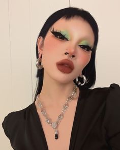 Drag Aesthetic, Makeup Therapy, Siren Aesthetic, Rave Makeup, Work Makeup, Swag Makeup, Alternative Makeup, Edgy Makeup