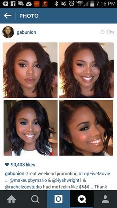 Short undone look Short Sew In Hairstyles, Celebrity Haircuts, Sew In Hairstyles, Celebrity Hair, Gabrielle Union, Loose Curls, Celebrity Hairstyles, Hair Transformation, Hair Dos