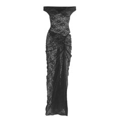 Please refer to our sizing chart for a guideline when choosing a size. 5 business days order processing time. 90% polyester 10% spandex Iamgia Lace Dress, Fitted Off-shoulder Maxi Dress With Lace Trim, Evening Lace Stretch Maxi Dress, Elegant Off-shoulder Maxi Dress With Lace Trim, Stretch Lace Maxi Dress For Evening, Fitted Lace Floor-length Maxi Dress, Fitted Lace Maxi Dress For Night Out, Techno Fashion, Maxi Skirt Set