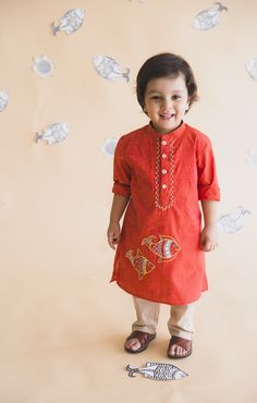 Embroidery For Boys Clothes, Madhubani Kurta, Kids Kurta Boys