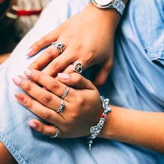 James Avery Rings On Hand, Rings On Hand, Quince Jewelry, Marvel Jewelry, Silver Infinity Ring, Hand Rings, Love Knot Ring, Ring Bearer Outfit