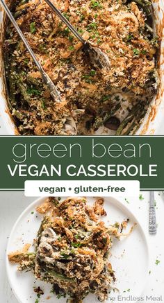 green bean casserole with vegan and gluten - free