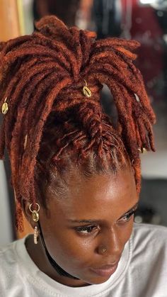 Women Loc Ponytail Styles, Up Do Styles For Locs, Short Locs With Undercut Women, Locs Hairstyles For Long Locs, Retwist Locs Style Medium, Locs Hairstyles For Older Women, Two Strand Loc Bob, Ginger Dreadlocks Black Women, Long Loc Updos For Women