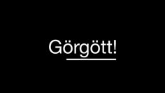 the word gorgott is written in white on a black background