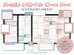 the planner essential sticker packs are great for planners