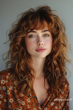 curtain-bangs-curly-hair-2 Fringe Bangs With Curly Hair, Maiden Hairstyles, Shoulder Length Curly Hair With Bangs, Deva Cut Curly Hair, Curly Cut With Bangs, Denise Kim, Wavy Hair With Curtain Bangs, Curly Curtain Bangs, Curly Hairstyles For Round Faces