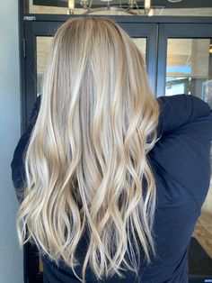 Full Head Blonde Highlights Long Hair, Light Blonde Full Highlights, Full Balyage Long Hair Blonde, Fresh Blonde Hair, Neutral Bright Blonde, Full Head Babylights Blonde, Vanilla Blonde Full Head Highlights, Blonde Light Brown Hair, Balyage Long Hair