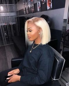 40 Gorgeous Blonde Hairstyles that’ll Suit Any Woman Short Spiky Haircuts, Bob Straight, Blonde Bob Wig, 13x4 Lace Front Wig, Straight Hair Bundles, Brazilian Straight Hair, Dope Hairstyles, Front Lace Wigs Human Hair