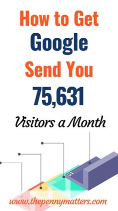 an ad for google's website with the words, how to get google send you 75