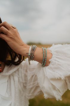 Oxy beads now in a bracelet, WHAT!?! Yes please! Sterling silver Oxidized beads Wrap around style Comfortable fit Everday wear Silver Wrap Bracelet, Style Comfortable, Beaded Wraps, A Bracelet, Yes Please, Silver Turquoise, Turquoise Sterling Silver, Turquoise Stone, Wrap Around