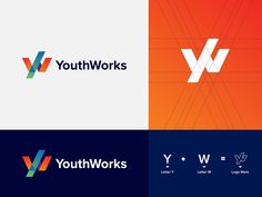 various logos designed for youth works