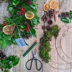 Christmas DIY Wreath Making Kit - Classic Christmas - The Danes Diy Wreath Making, Wreath Making Kits, Wreath Kit, Wire Wreath Frame, Natural Wreath, Honeycomb Paper, Wreaths Diy, Fall Decorations Porch, Wreath Making