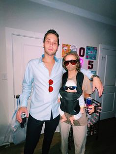 Easy college Halloween costumes for couple Allen Hangover Costume, Easy A Couples Costume, Hangover Couple Costume, The Hangover Couples Costume, Alan Hangover Costume, Easy Couple Halloween Costumes 2023, The Hangover Halloween Costume, Hangover Outfit, Easy Halloween Costumes Couples