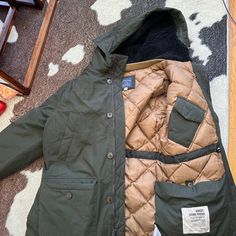 Gently Used. Our Warmest Coat Ever. Featuring A Water-Resistant Fabric That We Custom-Developed, Double The Insulation (Thinsulatewhich Is Used In Sleeping Bags!And Down Filling) And Like Fleece-Lined Pockets. Poly/Cotton. Hooded. Zip Closure. Rib Knit Cuffs. Patch And Welt Pockets. Lined. Machine Wash. Note: Lost The Detachable Faux-Fur Hood. If I Ever Do Find, Will Ship To You Free Of Charge. Sleeping Bags, Ski Snowboard, Down Parka, Fur Hood, Warm Coat, Water Resistant Fabric, Ski And Snowboard, Knit Cuff, Welt Pockets