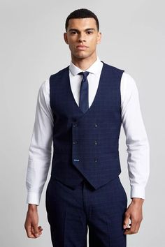 Waistcoat Men Wedding, Blue Suit Cream Waistcoat, Navy Suit Grey Waistcoat Wedding, Navy Suit Contrast Waistcoat, Blue Suit Grey Waistcoat, Navy Blue Waistcoat Men, Wardrobe Men