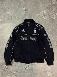 Please read and ask before buying this item. This is used clothing! Look all pics.  Make sure that suits you👌  ---------------------------- Vintage BMW Cotton Jacket Sauber Williams F1 Y2K Size: XS-S Women's 152 cm(Seen Measurements) Condition: 9/10 (Seen all photos.)    Ask more questions  OFFERS 👋  Follow me ✅  ----------------------------  ❗️Many buyers without reading the description later ask questions:  Why didn't I receive the item or where is it?  Delivery usually arrives 14/20/30/45 days after purchase. But there are delays due to what?  Due to holidays, weather conditions, customs checks, etc. Bmw Jacket, Vintage Racing Jacket, Vintage Bmw, Bmw Vintage, Williams F1, Racing Jacket, Vintage Racing, Cotton Jacket, Used Clothing