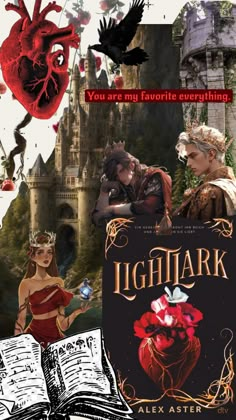 an advertisement for the book lightmark by alexster