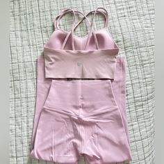 Size: 4 (Bra) & 2 (Leggings) Color: Pink Peony Align Leggings & Like A Cloud Bra Brand New Never Worn Has Tags (Not Attached) In Good Condition Pink Lululemon Set, Pink Seamless Activewear For Loungewear, Pink Compressive Yoga Pants For Loungewear, Compressive Pink Yoga Pants For Loungewear, Lululemon Workout Set, Lululemon Matching Set, Girly Workout Outfits, Lululemon Pink Peony, Pink Gym Set