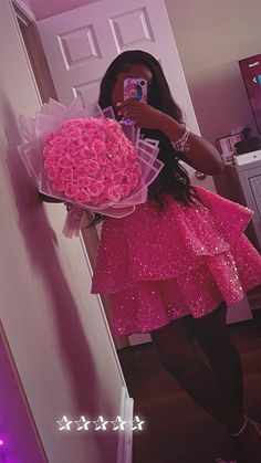 Birthday Fits Sweet 16, Pink Dress For Homecoming, Light Pink Birthday Outfit, Birthday Outfit Pink Dress, 13 Birthday Dresses, Baddie Birthday Party Ideas, Birthday Outfit For 17th Birthday, 50 Shades Of Pink Party Ideas Sweet 16, Hock Dress Ideas