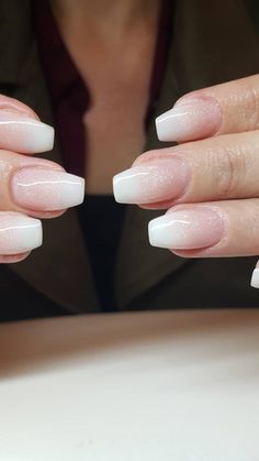 White Acrylic Nails With Glitter, Clear Acrylic Nails, Cow Nails, Nagellack Trends, Gel Nails At Home, Red Acrylic Nails, Gel Set, White Acrylic Nails