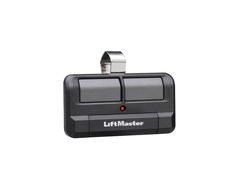 the liftmaster is mounted on top of a white wall