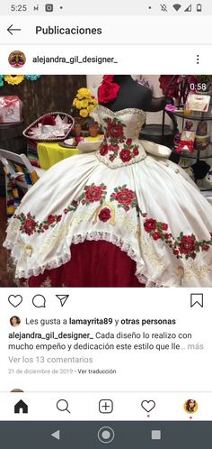 Rancho Quinceanera Theme Red, Red And White Charro Quinceanera Theme, Quince Charro Theme, Red Mexican Quinceanera Dresses, Red Charro Quinceanera Theme, Red And White Quinceanera Dresses, Quince Charro Dresses, Charo Quinceanera Dresses, Quince Charro