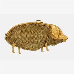 Pig Purse, Found Art, Vintage Purses, Vintage Handbags, Vintage Bags, Early 20th Century, Evening Bags, Antique Jewelry, 20th Century