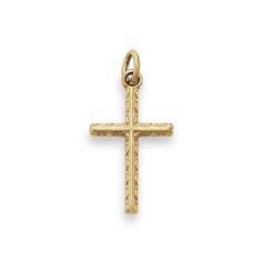 Buy Petite Elegant Cross Charm for USD 120.00 | James Avery James Avery Charm, Special Gift For Girlfriend, James Avery Charms, Faith Jewelry, Jewish Jewelry, Unique Jewelry Gifts, Mixed Metal Jewelry, Mens Chain Necklace, James Avery