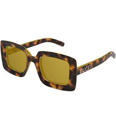 From Gucci&#x2C; these women's sunglasses feature:Injection frameSquare shapeSolid lensRx ableNon-polarizedApprox. 51mm lens- 23mm bridge- 145mm templeImported. Gucci Anti-reflective Brown Sunglasses, Gucci Brown Anti-reflective Sunglasses, Designer Gucci Sunglasses For The Beach, Designer Gucci Sunglasses For Beach, Designer Square Frame Sunglasses For The Beach, Designer Square Frame Sunglasses For Beach, Designer Tinted Sunglasses For The Beach, Designer Tinted Sunglasses For Beach, Gucci Glass Sunglasses For The Beach