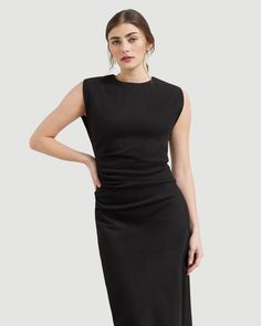 An architectural silhouette in luxe cotton twill, Iman is a classic in the making. With an elegant neckline, chic ruching, and a split-hem for ease, this dress is an easy choice for any upcoming occasions. See below for our general Size Guide and available measurements Self made of 97% cotton and 3% spandex, lining made of 100% cotton Machine wash cold and lay flat to dry Bigger Lips Makeup, Bigger Lips, Twill Dress, Split Hem Dress, Lips Makeup, Self Made, Black Xs, Split Hem, Lay Flat