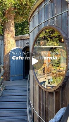 this is the entrance to cafe california