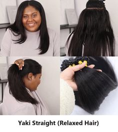 Material: 100% Virgin Human Hair Unit Weight: 80 gram for 12" & 14", 90 gram for 16" & 18" and100 gram for 20" - 28" Pack: 100strands/bundle. (Usually recommend 1-2 bundles for adding volume, 3-4 bundles for full head. Please pay attention that it may be a little thinner with the longer hair.) Micro Loop Hair Extensions, Hair Unit, Hair Extensions Best, Curl Pattern, Relaxed Hair, Hair Extension, Remy Hair, Gorgeous Hair, Textured Hair