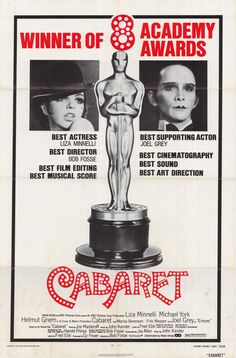 an old movie poster for the academy awards