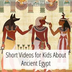 short videos for kids about ancient egypt by learning online bio - edg book cover