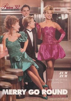 80s Retro Fashion, Sassy Magazine, 90s Prom Dresses, Dresses 90s, Prom Trends