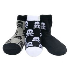 Skull Socks Punk Dresses, Skull Socks, Baby Clothes Boy, Sock Set, Punk Dress, Designer Baby Clothes, Funky Socks, Boys Socks, Baby Shower Presents